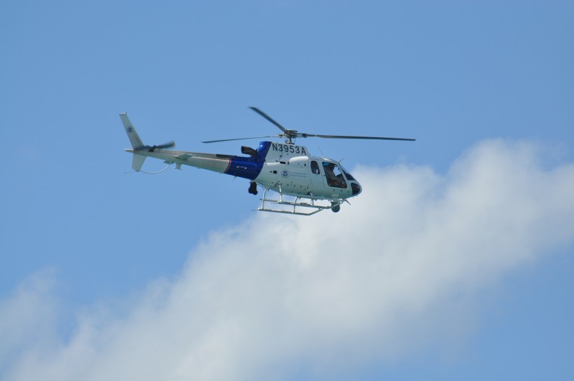 空中的直升机图片