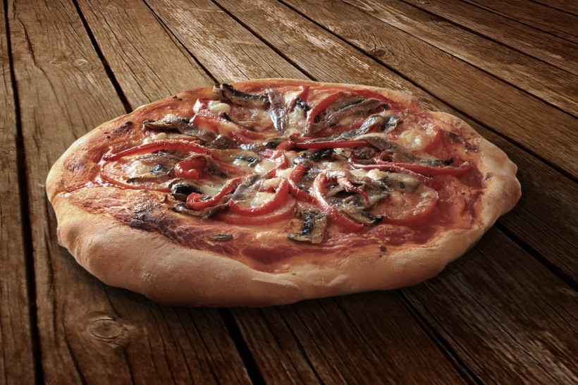 美味好吃的披萨美食图片