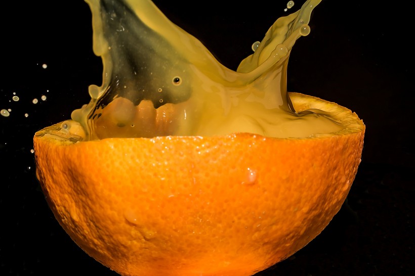 香甜好喝的橙汁图片
