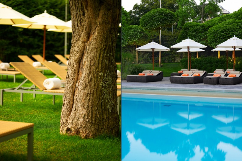 日内瓦洲际酒店-游泳池及花园图片