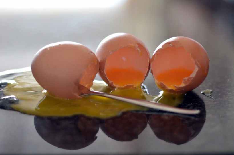 营养丰富的鸡蛋蛋黄图片