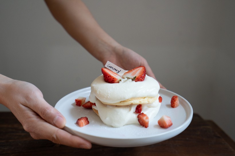 手工草莓蛋糕图片