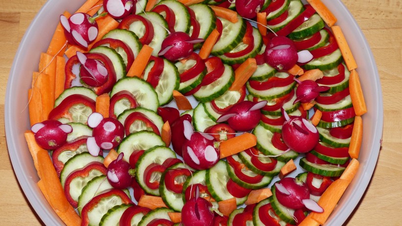 瘦身减脂的蔬菜沙拉图片