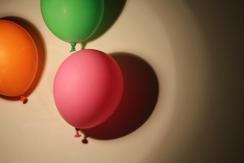 彩色的气球图片