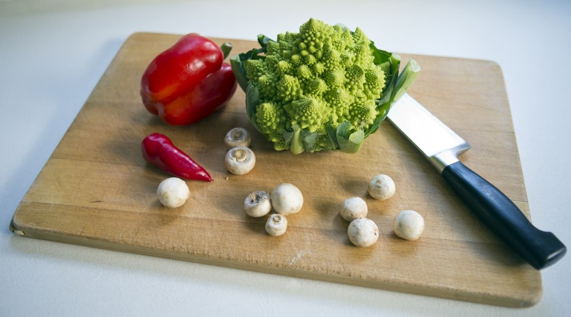 绿色营养的宝塔菜花图片