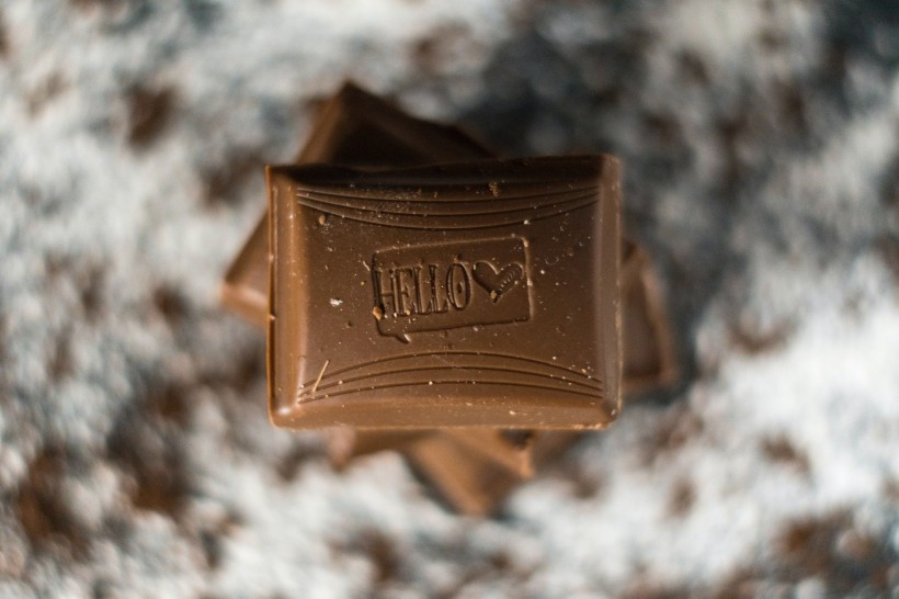 丝浓香滑入口即化的巧克力图片