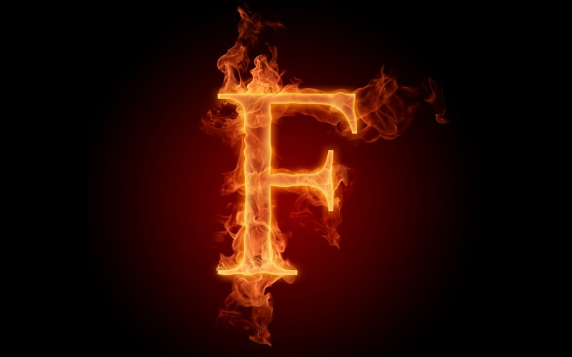 火焰字母设计图片