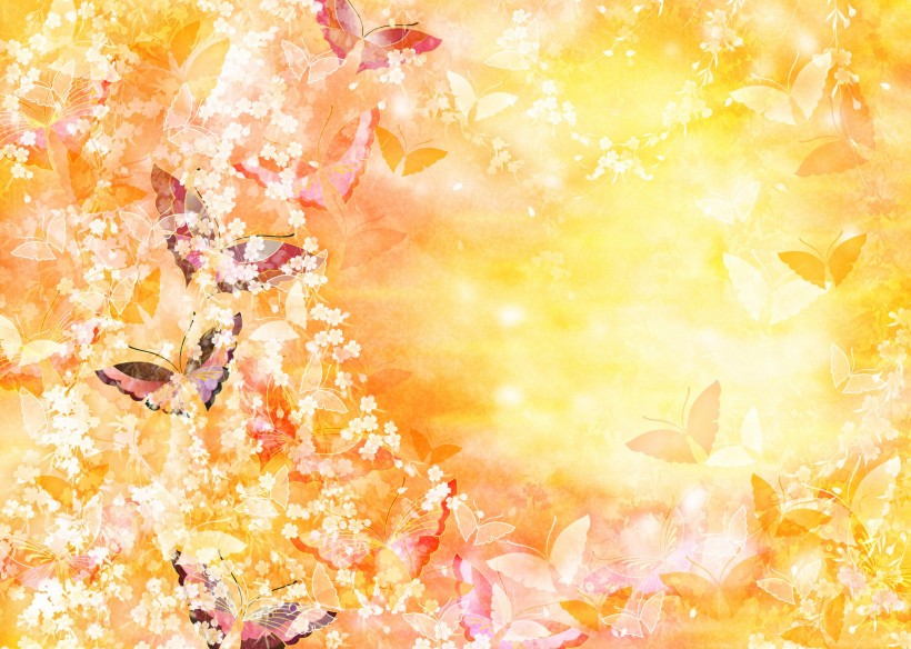 典雅梦幻花朵背景图片