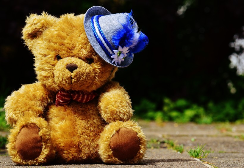可爱的泰迪熊玩具图片