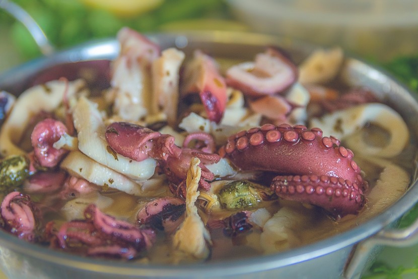 口感筋道的章鱼料理图片