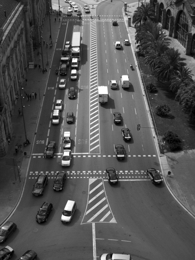 城市的交通图片