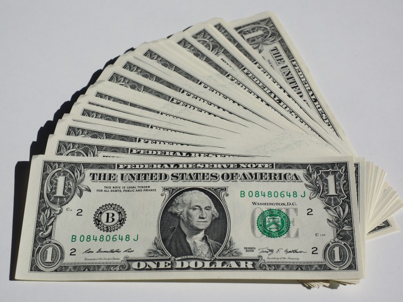 美元钞票图片