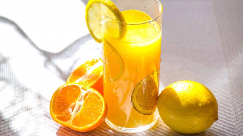 酸甜可口的好喝的橙汁图片