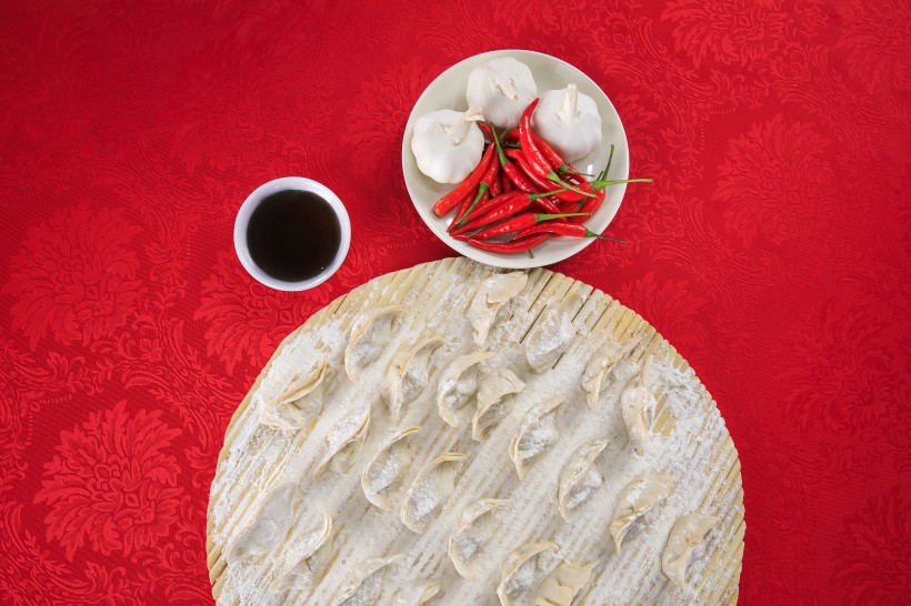 美味好吃的饺子图片