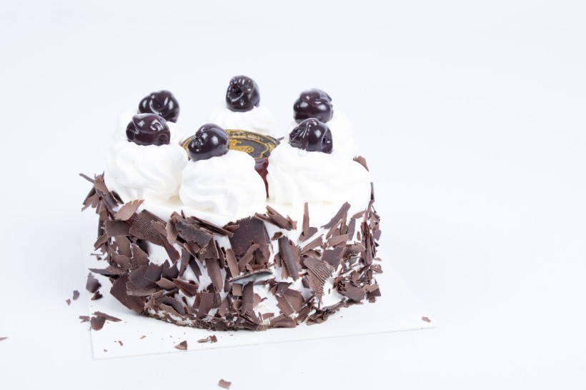 美味好吃的蓝莓巧克力蛋糕图片