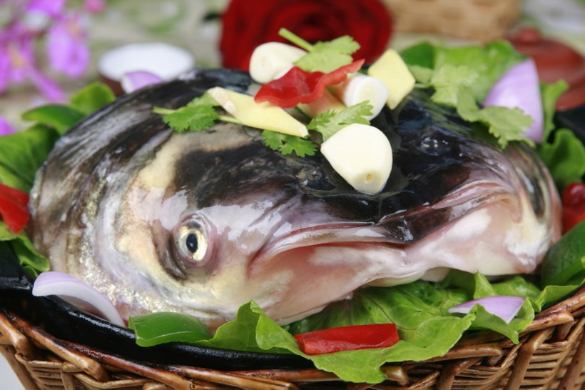 美味可口有营养的剁椒鱼头图片