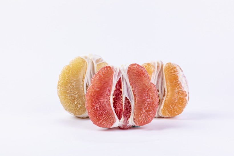 新鲜美味的蜜柚肉图片