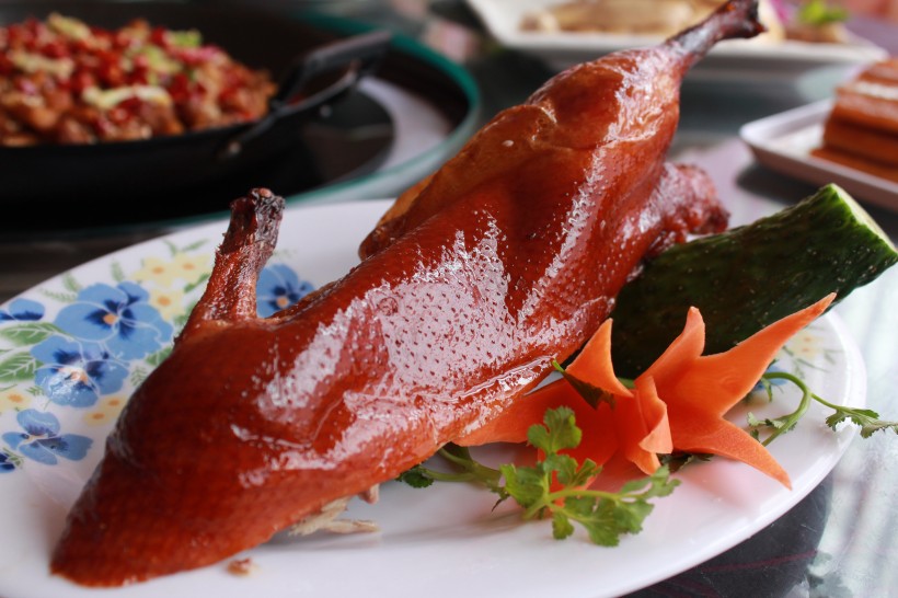 美味好吃的北京烤鸭图片