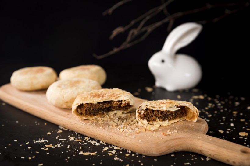 美味好吃的中秋节苏式月饼图片