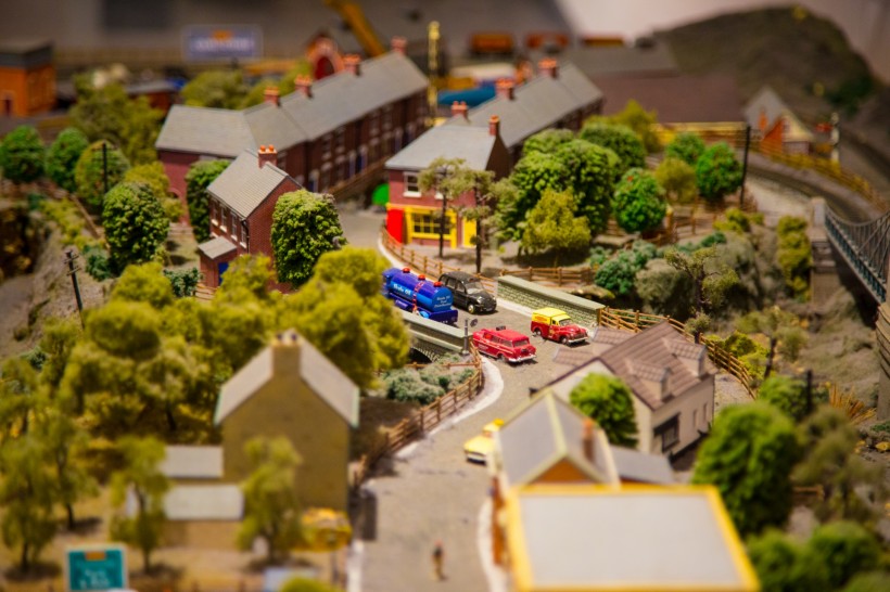 微型小镇模型图片