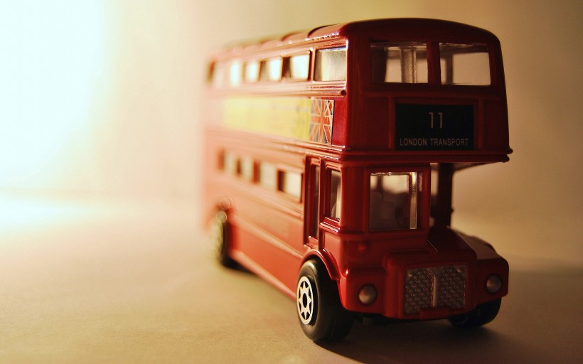 玩具双层巴士车图片
