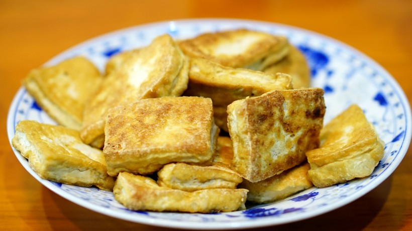 营养健康的豆腐菜肴图片