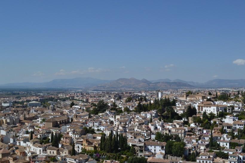西班牙格拉纳达城市建筑风景图片