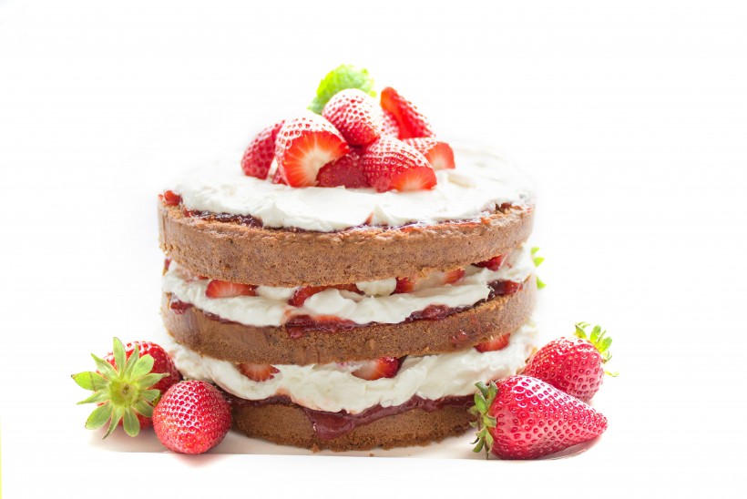 水果草莓蛋糕图片