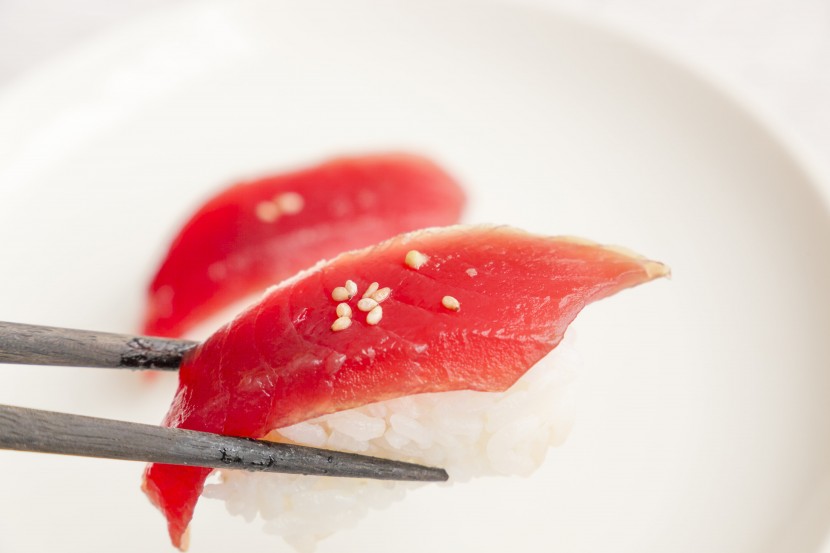 美味的金枪鱼日本料理图片