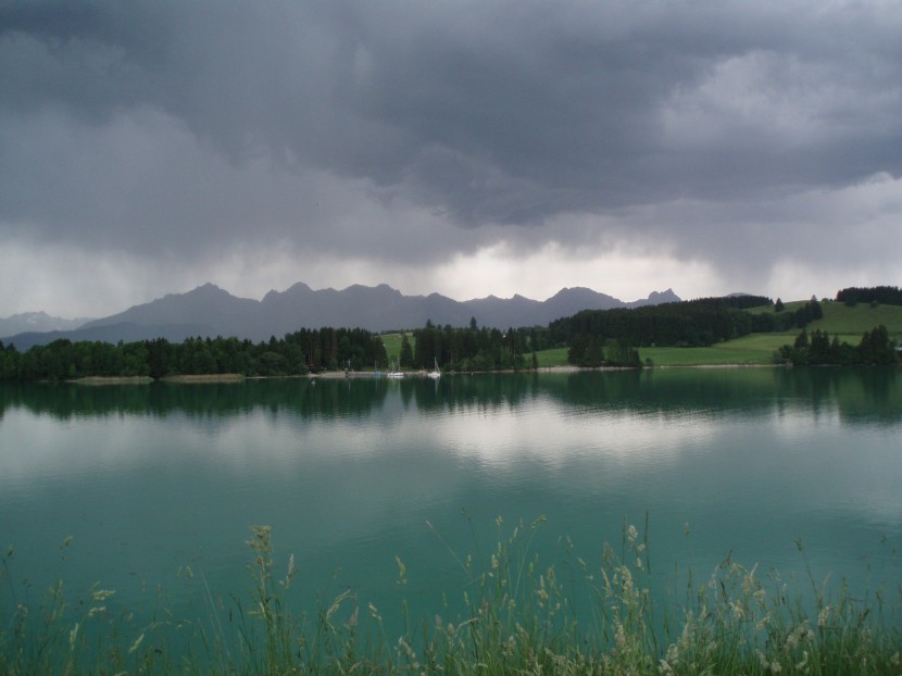 德国巴伐利亚福尔根湖风景图片