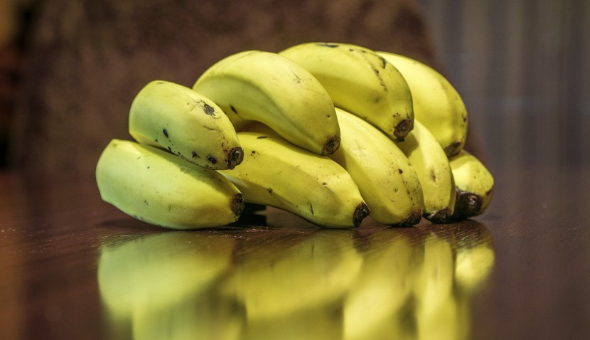 黄色软糯的香蕉图片