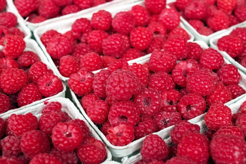 营养好吃富含维生素的树莓图片