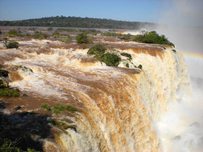 巴西伊瓜苏大瀑布自然风景图片