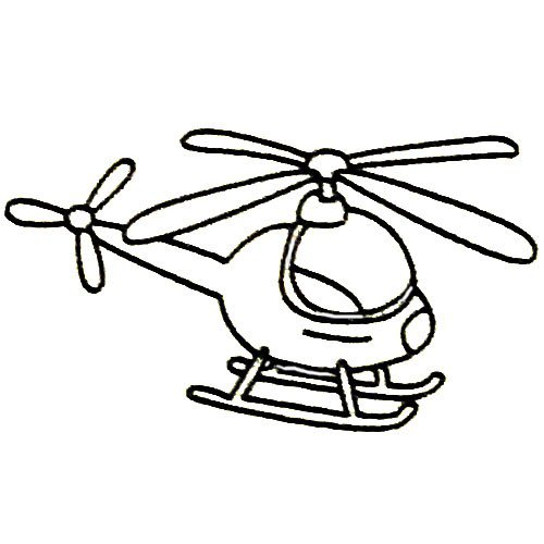 直升飞机简笔画大全及画法步骤