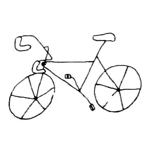 4.最后画轮子细节和脚踏板。