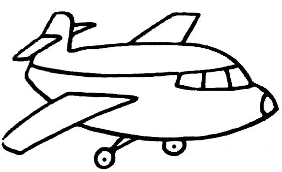 飞机简笔画怎么画