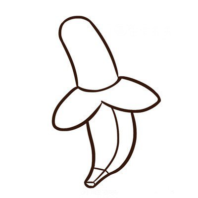 卡通香蕉简笔画图片