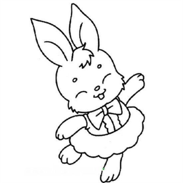 动物简笔画小兔 小兔图片简笔画