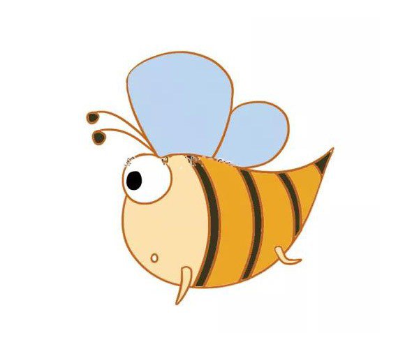 卡通蜜蜂简笔画图片2