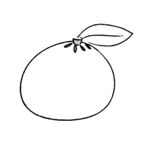 简单的橙子简笔画图片