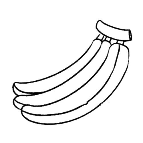 超简单香蕉简笔画
