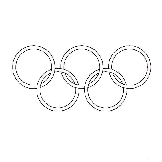 奥运会图片 奥运五环简笔画图片