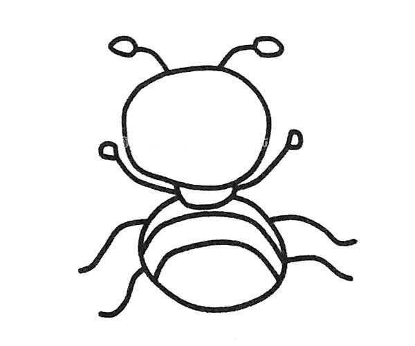 卡通蚂蚁简笔画图片6