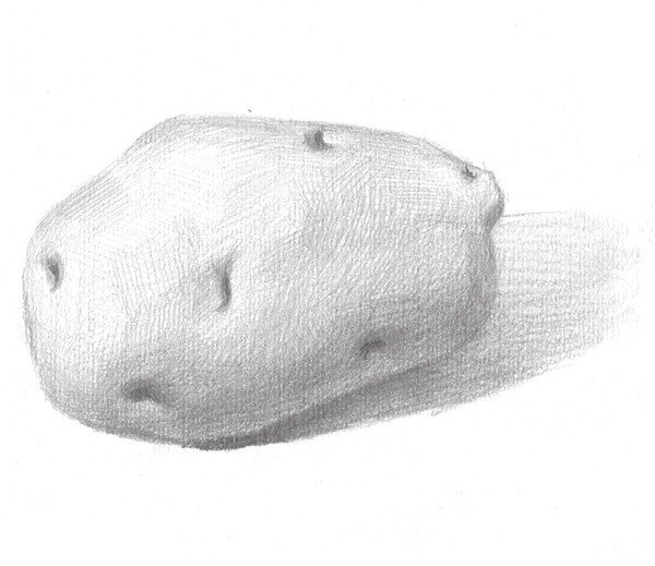 素描土豆的绘画技法