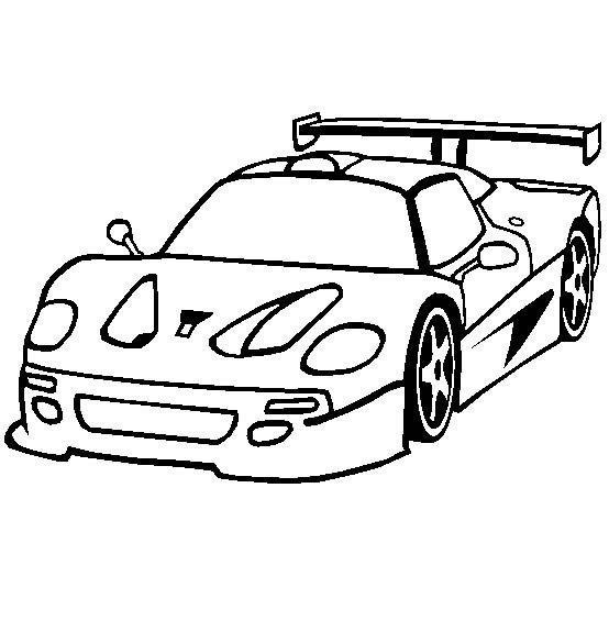 法拉利超级跑车简笔画图片