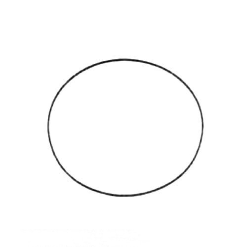 1.先画一个大圆。