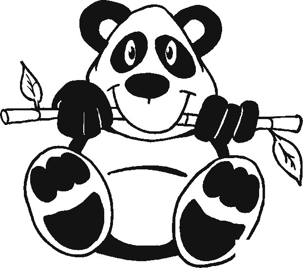 大熊猫简笔画图片2