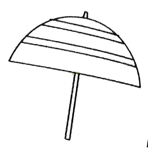 雨伞简笔画大全及画法步骤