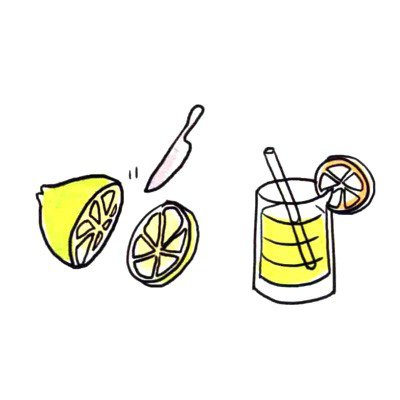 柠檬酱是鸡尾酒的最佳拍档，夏日的解暑组合。