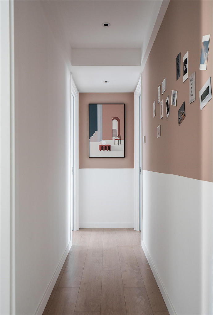 80㎡粉嫩粉嫩的北欧风格三居室设计